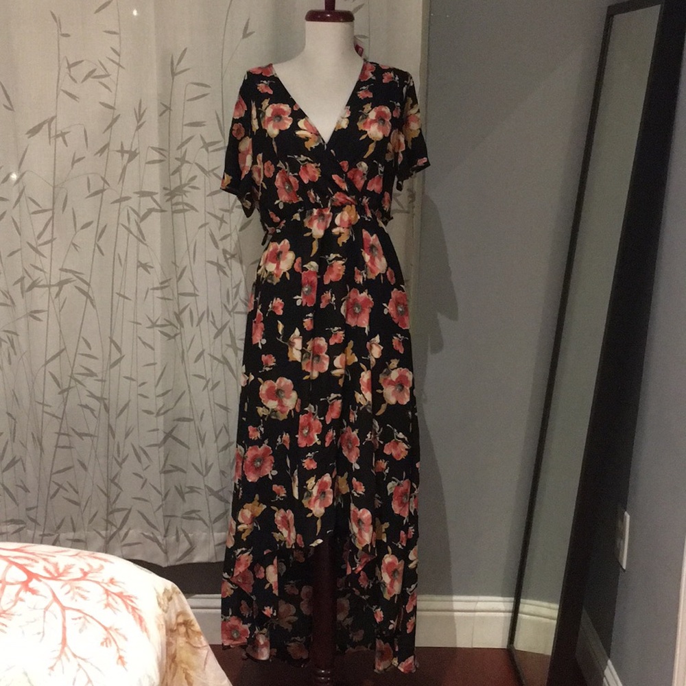 West KEI High-Lo dress